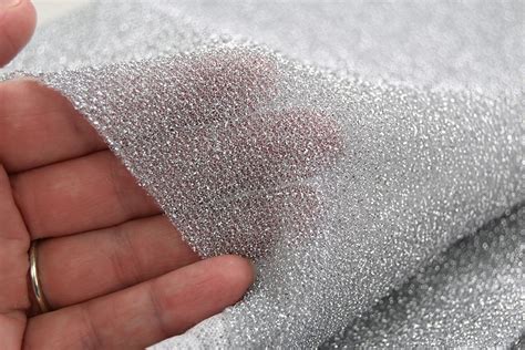 how to make fabric look metallic|metallic knitted fabric.